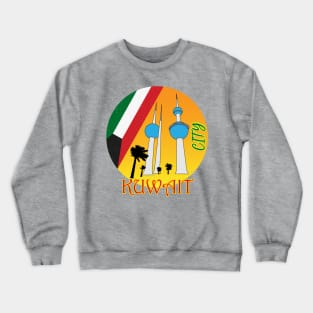 Kuwait City Retro Crewneck Sweatshirt